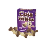 Желейні цукерки у формі пеніса SCALA Cola Willies, зі смаком коли, коричневі