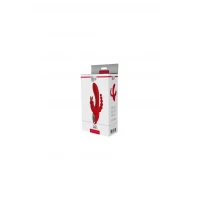 Вібратор для потрійної стимуляції Dream Toys Red Revolution Hera, червоний — фото 6
