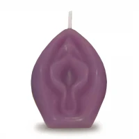 Свеча-прикол SHOTS Eden's Candle Vagina, с ароматом ванили, фиолетовая