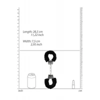 Наручники Beginners Handcuffs Furry - Black — фото 4