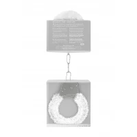 Наручники Beginners Handcuffs Furry - White — фото 5