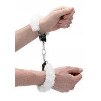 Наручники Beginners Handcuffs Furry - White — фото 8