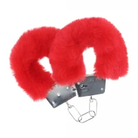 Наручники Classic Fluffy Handcuffs Red — фото 3