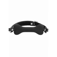 Кляп Ouch! Puppy Play Bone Gag, силиконовый, чёрный — фото 3