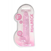 Фалоімітатор Realistic Dildo with Balls Pink 8/20 см — фото 2