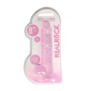 Фалоімітатор Realistic Dildo with Balls Pink 8/20 см