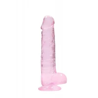 Фалоімітатор Realistic Dildo with Balls Pink 8/20 см — фото 4