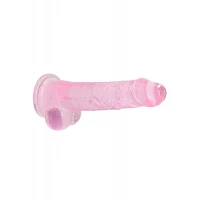 Фалоімітатор Realistic Dildo with Balls Pink 8/20 см — фото 6