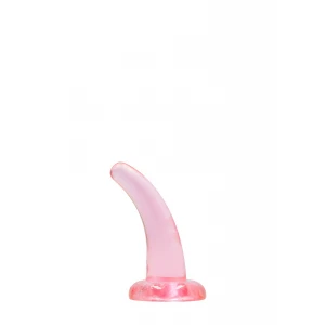Фалоімітатор Realrock Crystal Clear Dildo 5, рожевий