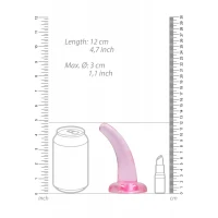 Фалоімітатор Realrock Crystal Clear Dildo 5, рожевий — фото 4