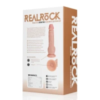 Реалистичный вибратор RealRock Regular Straight Cock with Balls, телесный, 7&quot; / 18 см — фото 3