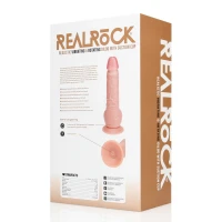 Вібратор Vibrating and Rotating Straight Cock with Balls - 8 / 20,5 cm - Flesh — фото 3