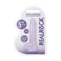 Фалоімітатор Realistic Dildo with Balls - 5&quot; / 12,7 cm - Purple — фото 2