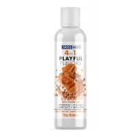 Оральный лубрикант на водной основе Swiss Navy 4 in 1 Playful Flavors, со вкусом соленой карамели, 30 мл