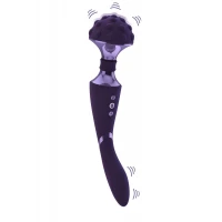 Універсальний вібромасажер Vive Shiatsu Double Bendable Massager Wand, фіолетовий — фото 8