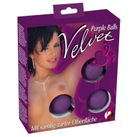 Вагинальные шарики ORION You2Toys Velvet Purple Balls, фиолетовые