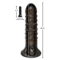 Насадка на пеніс ORION Rebel Dick &amp; Ball Sleeve, чорна — фото 5