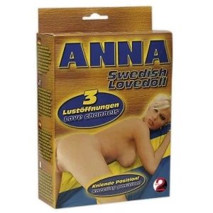 Секс лялька ORION You2Toys Anna Swedish Love Doll, надувна, бежева
