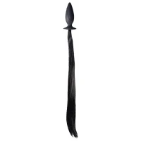 Анальная пробка ORION You2Toys Horny Pony, с хвостом пони, чёрная, длина 12,5 см, диаметр 4 см — фото 2