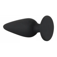 Анальная пробка с утяжелителем ORION Black Velvets Heavy Plug, чёрная, 40 г — фото 3