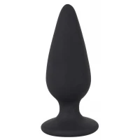 Анальная пробка ORION Black Velvets Heavy Plug, черная, 8,9 см, 13-31 мм — фото 2