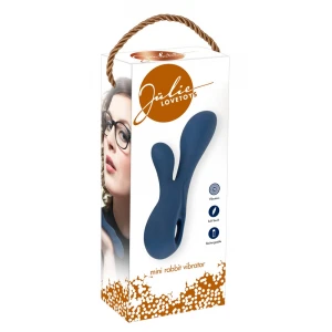 Вибратор-кролик ORION Julie Lovetoys Mini Rabbit Vibrator, синий, 15 см