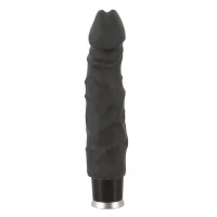 Реалистичный вибратор ORION Nature Skin Big Vibe, черный, 23 см — фото 3