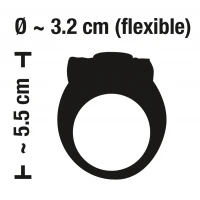 Эрекционное кольцо ORION Sweet Smile Vibro Cock Ring, с вибрацией — фото 8