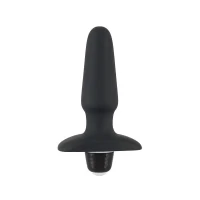 Анальна пробка з вібрацією ORION Sweet Smile Rechargeable Butt Plug, чорна — фото 3