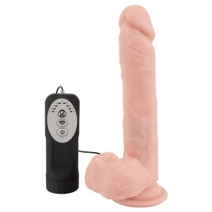 Вибратор на присоске ORION Medical Silicone Pulsating Vibrator, с пульсацией, телесный