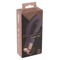 Вібратор Elegant Series Double Vibe, фіолетовий