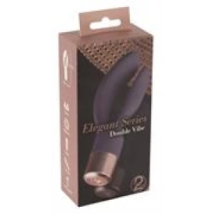 Вібратор Elegant Series Double Vibe, фіолетовий