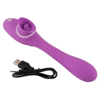 Вібратор кліторальний і точки G You2Toys 2 Function Bendable Vibe, фіолетовий — фото 10
