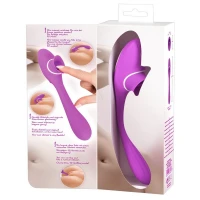 Вібратор кліторальний і точки G You2Toys 2 Function Bendable Vibe, фіолетовий — фото 2