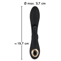 Вібратор кролик Cleopatra Rabbit Vibrator, чорний — фото 2