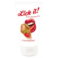 Оральный лубрикант ORION Lick It!, со вкусом клубники, 50 мл