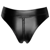 Еротичні стрінги Noir Thong Zip, L — фото 8