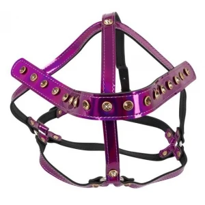 БДСМ-маска ORION Head Harness, з відкритим ротом