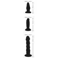 Набір анальних іграшок 3pc dildo set — фото 2