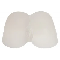 Штучна вагіна і анус з вібрацією Crystal Clear Pussy &amp; Ass, прозора — фото 4