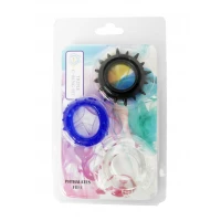 Набір ерекційних кілець BOSS SERIES C-Ring Set, різних кольорів