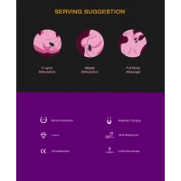 Насадка на пеніс з вібрацією BOSS SERIES Joy Mechwarrior, чорна — фото 2