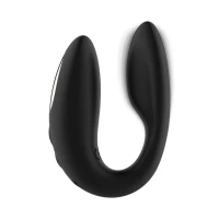 Носимый вибратор Rosy Gold C-Shape Vibrator, с зарядным кейсом, черный — фото 4