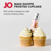 Оральный лубрикант на водной основе System JO Bake Shoppe, со вкусом ванильного капкейка с кремовой глазурью, 60 мл — фото 2