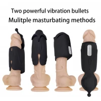 Мастурбатор BOSS SERIES Male Penis, с вибрацией — фото 8