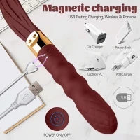 Вібратор-флогер B-Series Vibrating Flogger — фото 6
