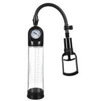 Вакуумна помпа BOSS SERIES Powerpump Master Black&amp;Clear, чорна, 22 см, 6,9 см