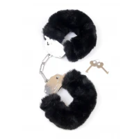 Наручники FETISH BOSS SERIES Furry Cuffs, чорні