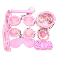 Набор БДСМ игрушек FETISH BOSS SERIES BDSM Kit 2.0, розовый — фото 4