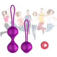 Вагінальні кульки Vibrating Silicone Kegel Balls Set USB 10 Function / Remote control — фото 5